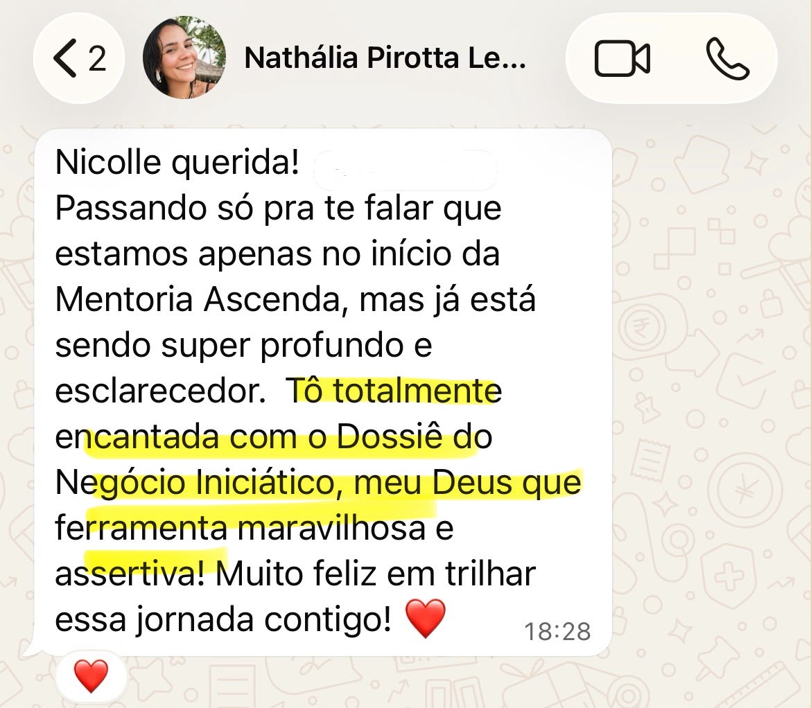 Depoimento real de cliente do Dossiê 2
